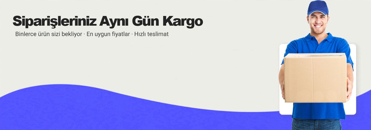 16:00 olan siparişleriniz Kargo'da